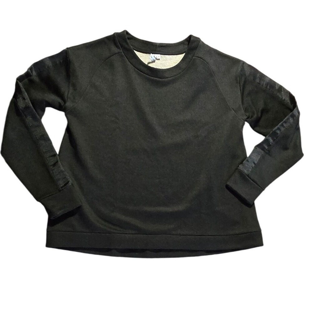 $150 & OTHER STORIES black embellished pullover sheer inlay on long sleeve 36‎ 4